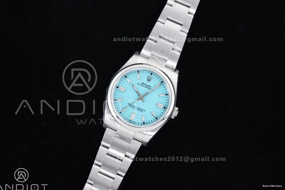 979 Best 1:1 Steel Oyster Dial DD3230 Tiffany 904L Edition Perpetual VSF V Blue 36mm 126000 FastDry 0821